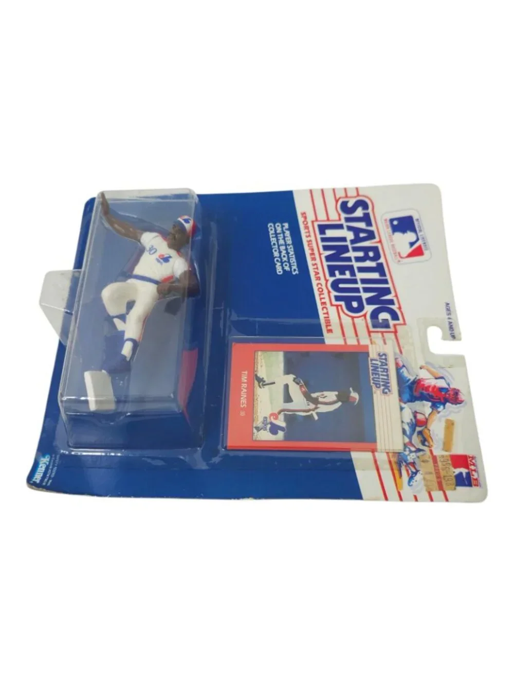 1988 Kenner Starting Lineup Tim Raines Montreal Expos MLB Card Action Figure NOC